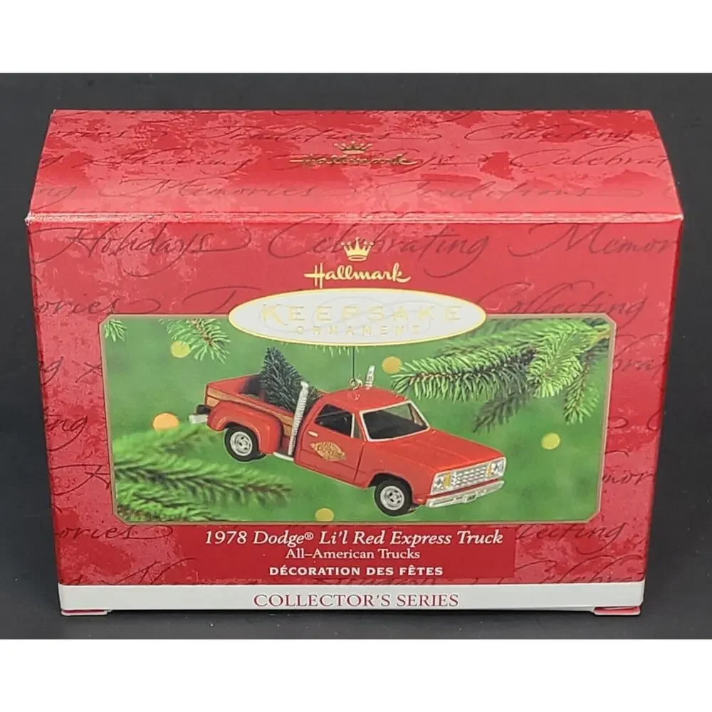 Hallmark Keepsake Ornament 2000 1978 Dodge Li’l Red Express Truck #6 In Series
